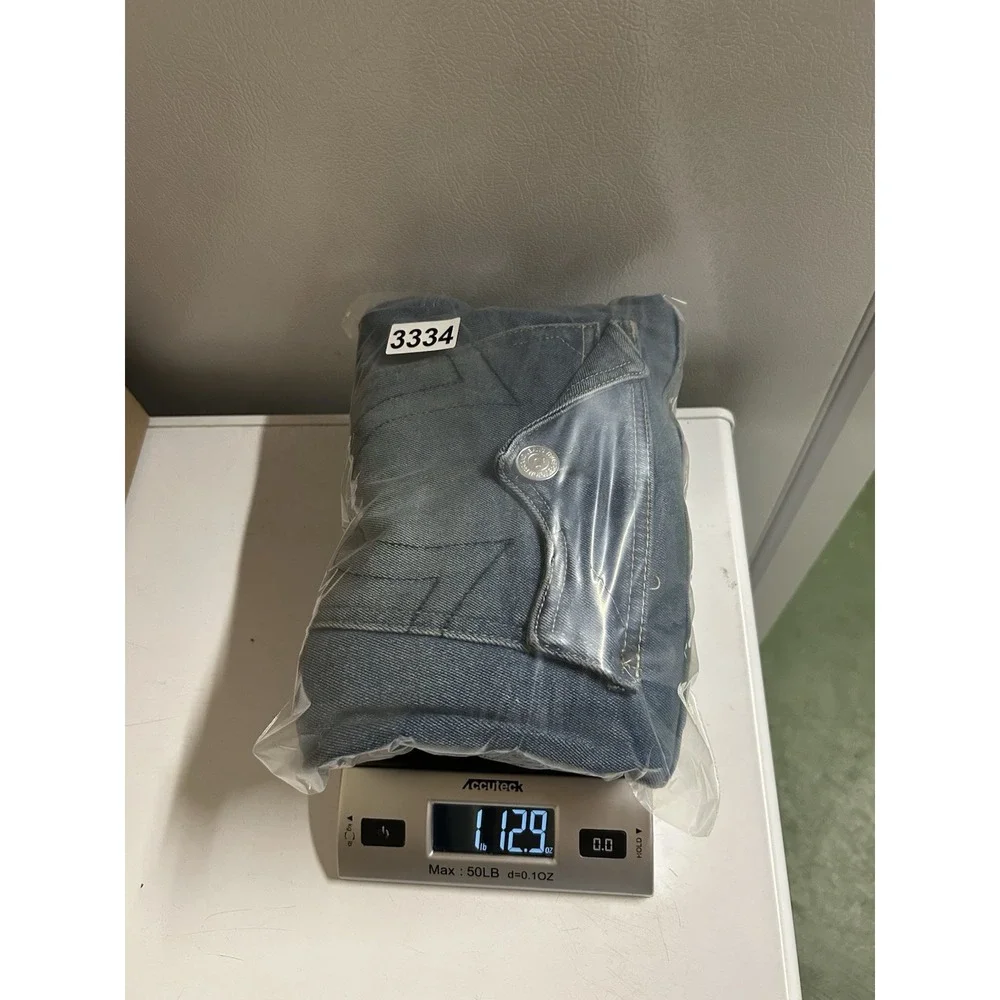 True Religion Ricky Relaxed Straight Jeans Light Wash Fit Leg Blue Size‎ 34x32